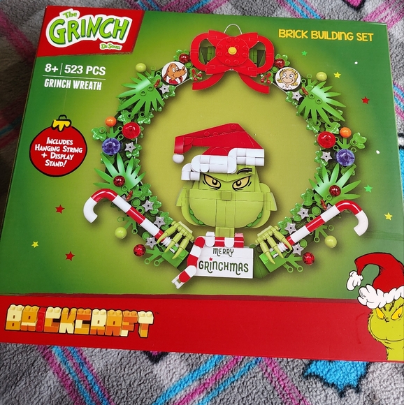 ⚡New⚡2 Brickcraft Grinch Wreath Brick Building Kit - Picture 9 of 13